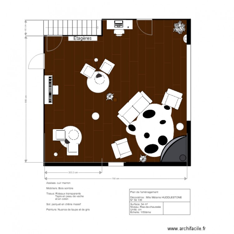 plan damenagement. Plan de 0 pièce et 0 m2