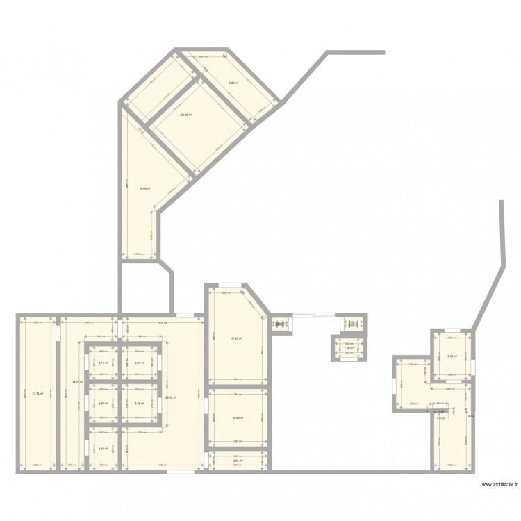 APi restauration CC. Plan de 0 pièce et 0 m2