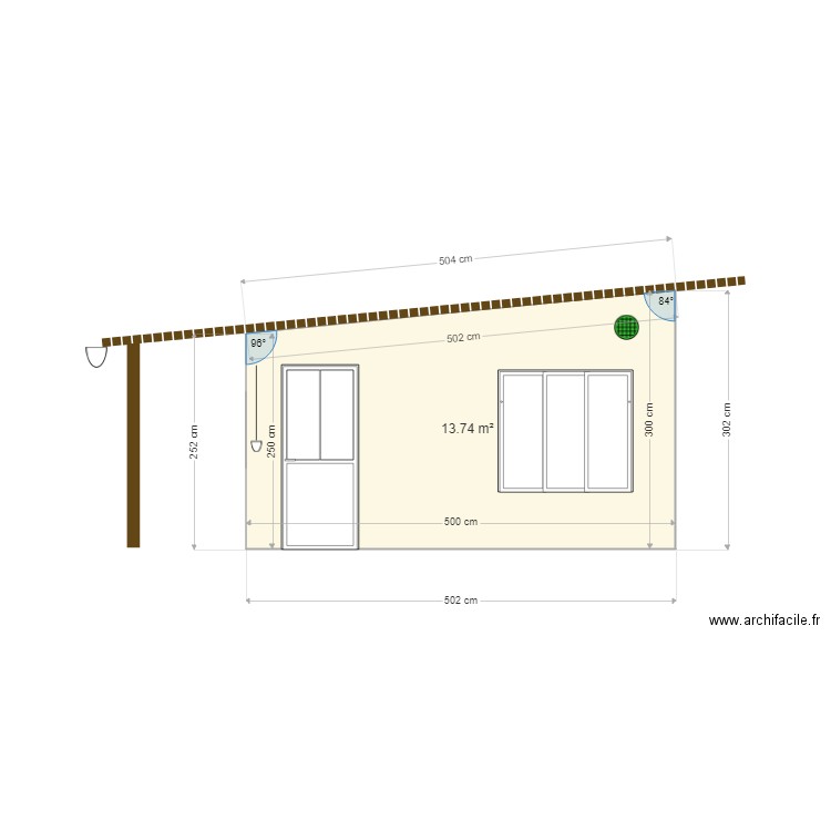 entrée soigneurs capucins. Plan de 0 pièce et 0 m2