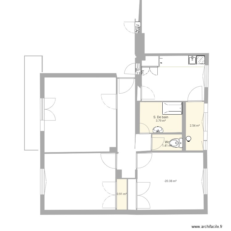 Canigou v4. Plan de 0 pièce et 0 m2