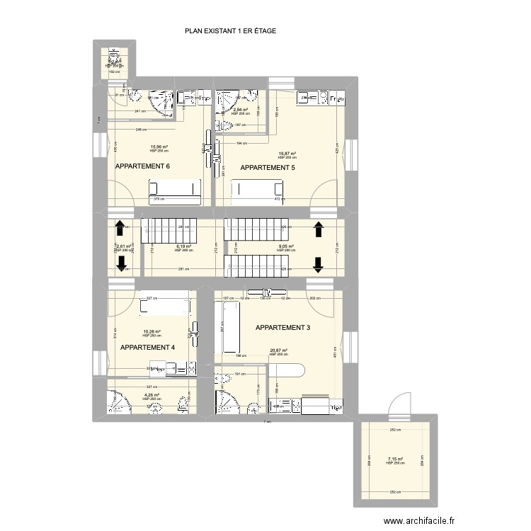 PLAN PROJET  1 JB M ÉTAGE 1. Plan de 0 pièce et 0 m2