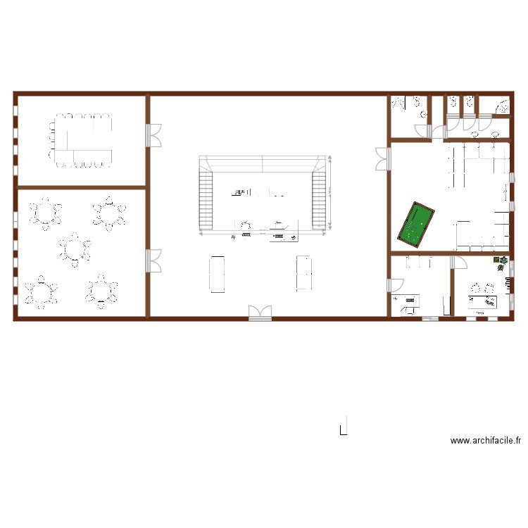 pour le roman. Plan de 0 pièce et 0 m2