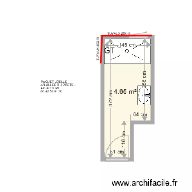 PAQUET JOELLE . Plan de 