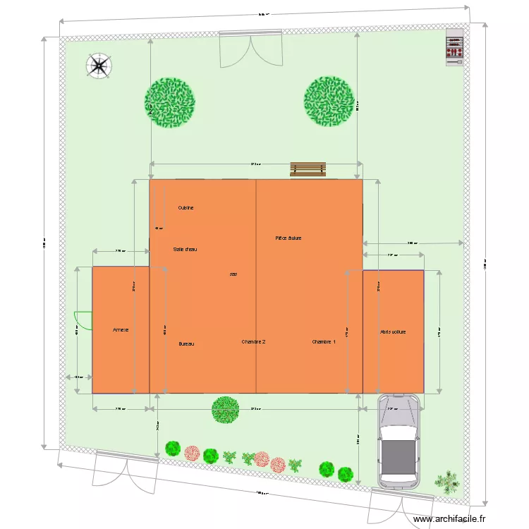 DAEMERS ETAT DES LIEUX Plan de masse. Plan de 
