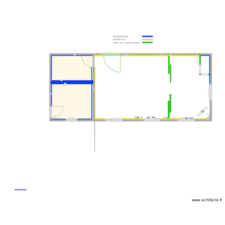 chambre 305 306 base. Plan de 0 pièce et 0 m2