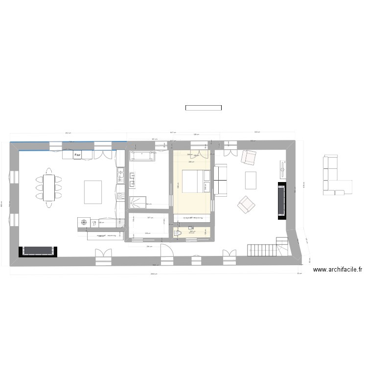 Maison_V9. Plan de 2 pièces et 16 m2