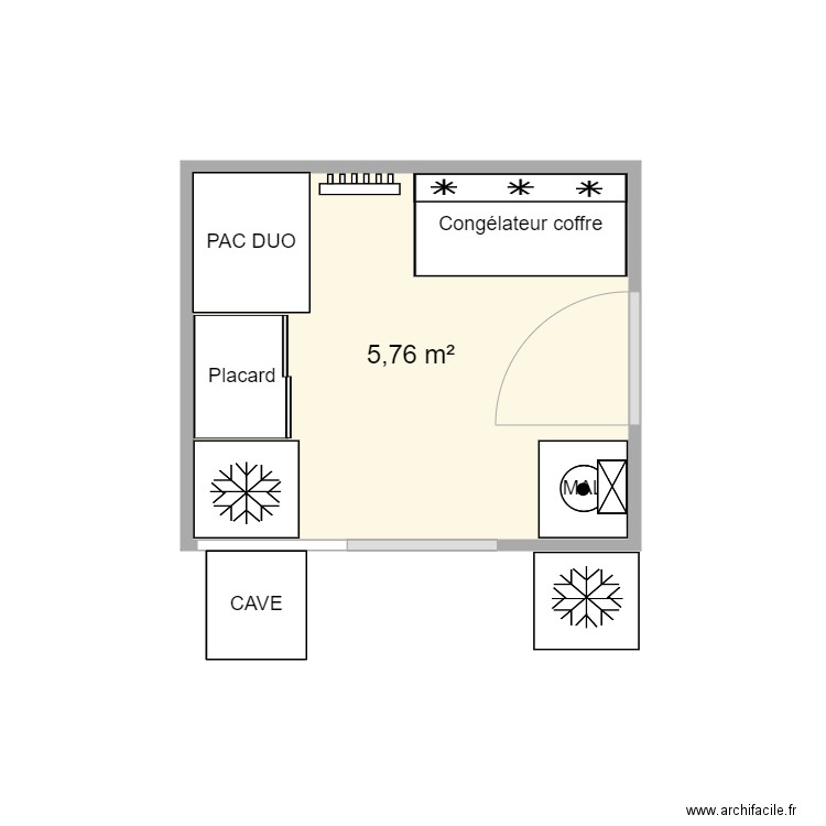 2021 10 03 Cellier. Plan de 0 pièce et 0 m2