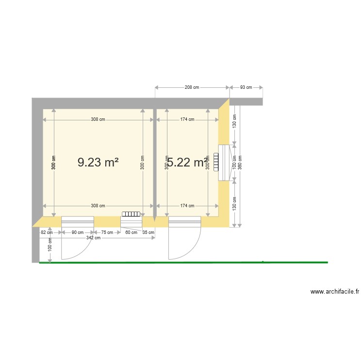 chaletplan9. Plan de 0 pièce et 0 m2