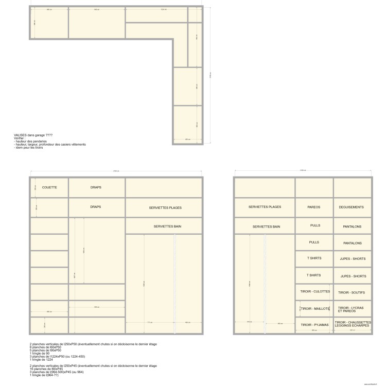 Dressing 2. Plan de 0 pièce et 0 m2
