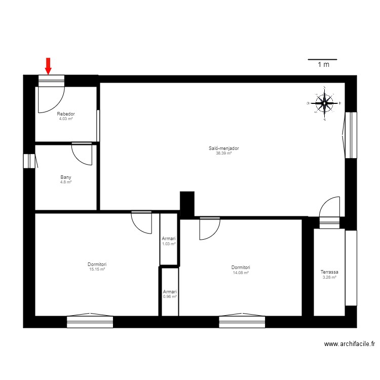 cr ribasol ski park bloc 3 2 6 arinsal. Plan de 0 pièce et 0 m2