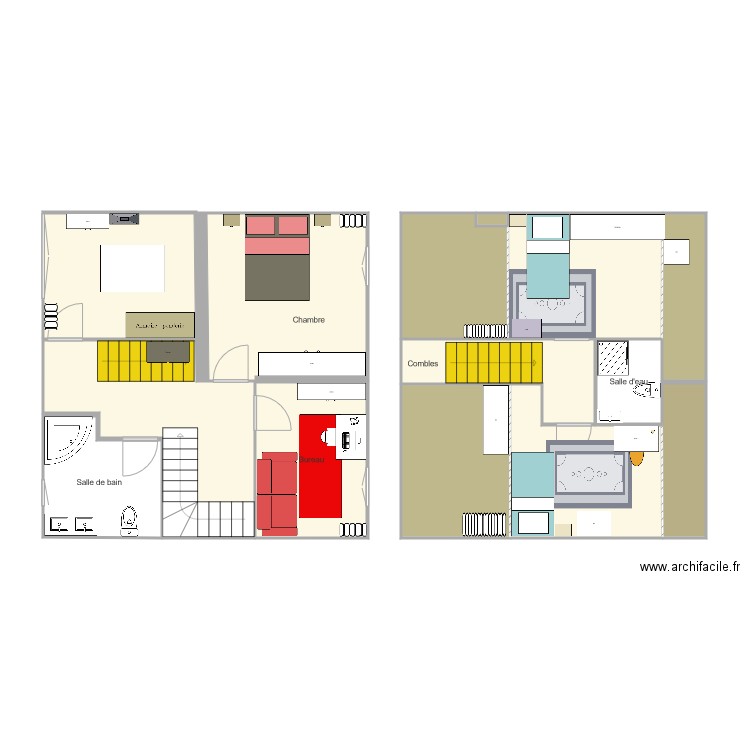 Maison 2. Plan de 0 pièce et 0 m2