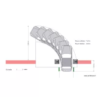 Giration L450  l180 E 260 Pa 80 R600