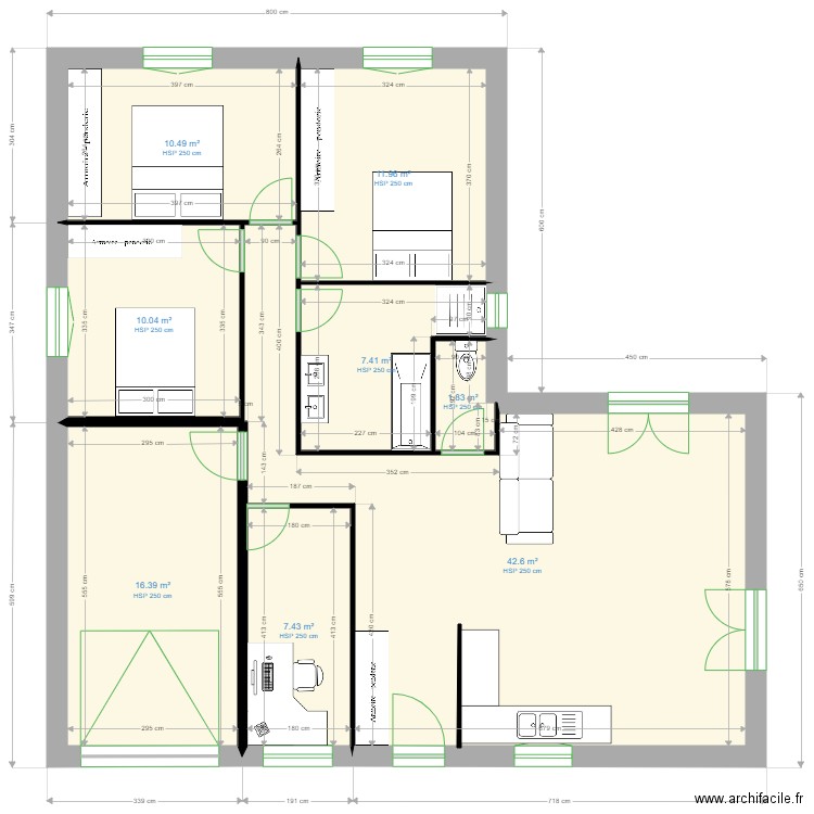 plan monneret L. Plan de 0 pièce et 0 m2