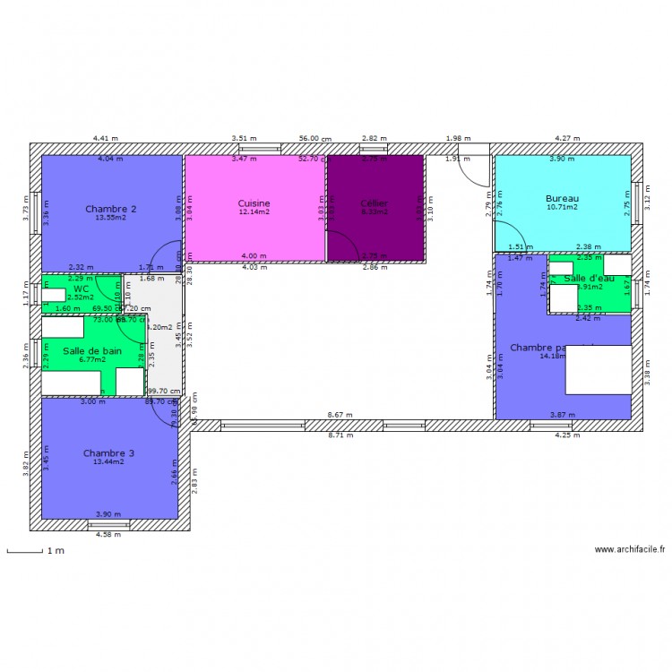 plan définitif. Plan de 0 pièce et 0 m2