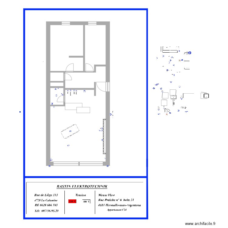 Appartement Meuse View C 24. Plan de 0 pièce et 0 m2