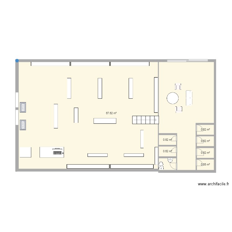 Nocibé Riom. Plan de 0 pièce et 0 m2