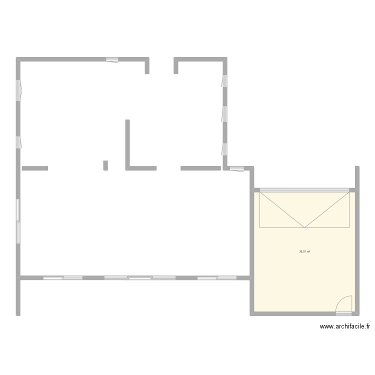 rdc. Plan de 0 pièce et 0 m2