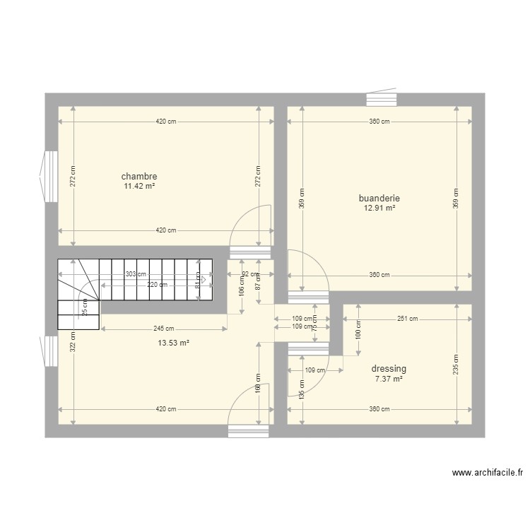 sous sol chatel cotation. Plan de 0 pièce et 0 m2