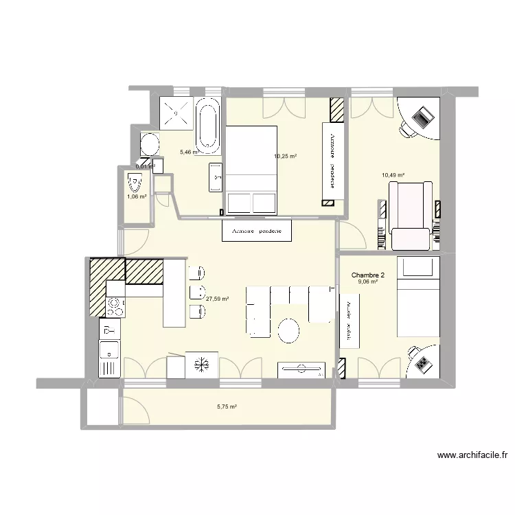 PLAN MAMAN VERSION LOFT. Plan de PLAN MAMAN VERSION LOFT. Plan de