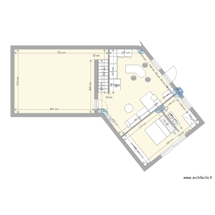 Studio Axel 24 juillet. Plan de 0 pièce et 0 m2