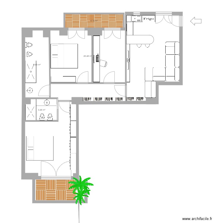 tunesia a Q. Plan de 0 pièce et 0 m2