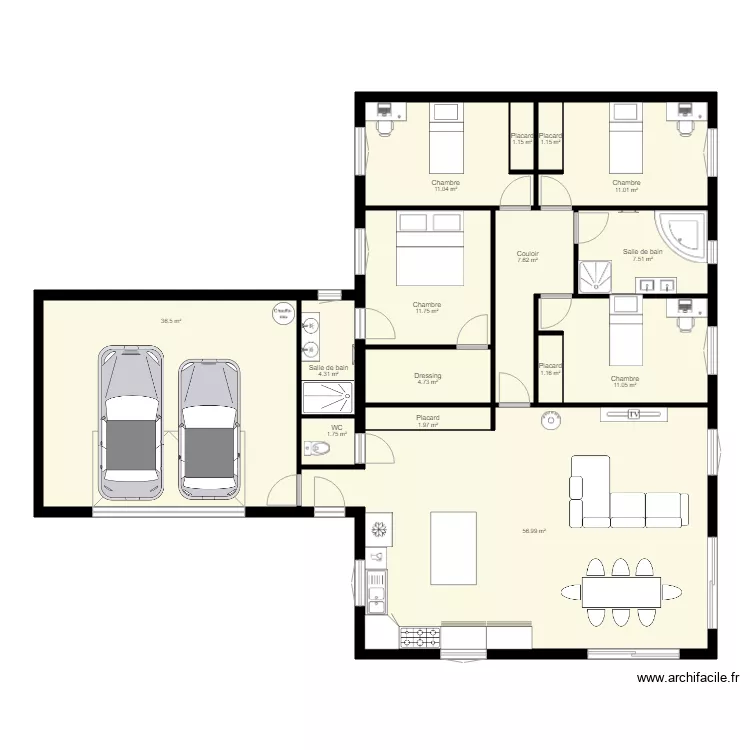 Maison Elodie et Martin. Plan de Maison Elodie et Martin. Plan de