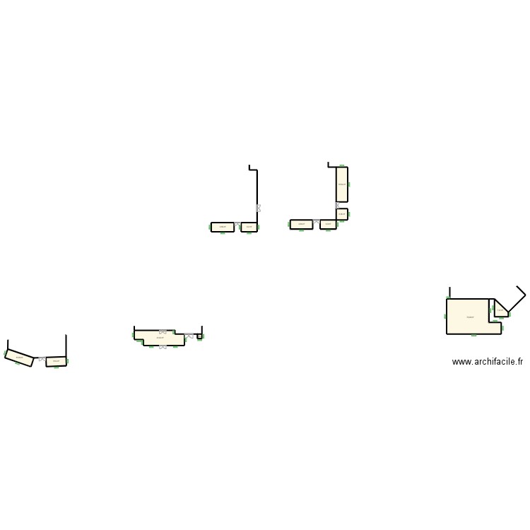 Plans Vauréal. Plan de 12 pièces et 196 m2