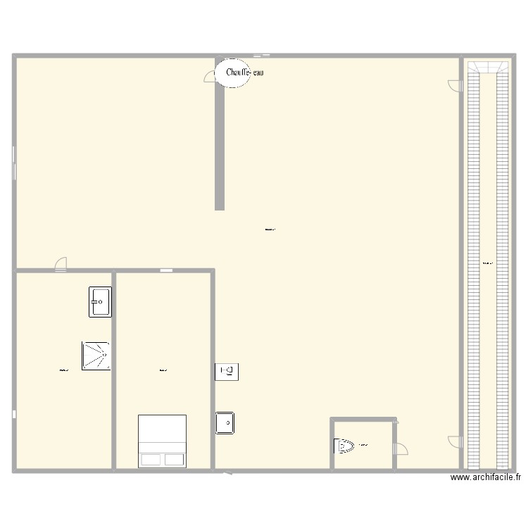 ETAGE BAS . Plan de 0 pièce et 0 m2