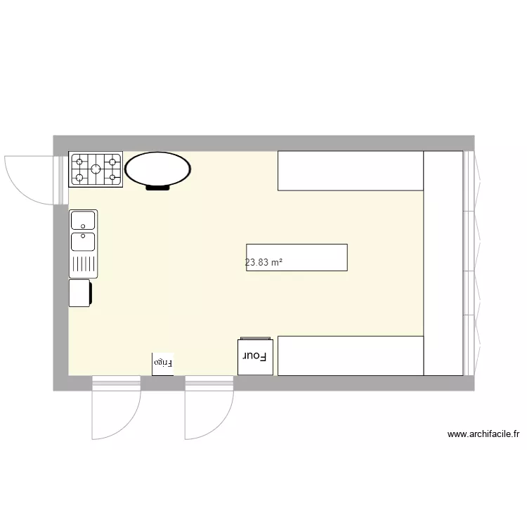 Cuisine maintenant. Plan de 