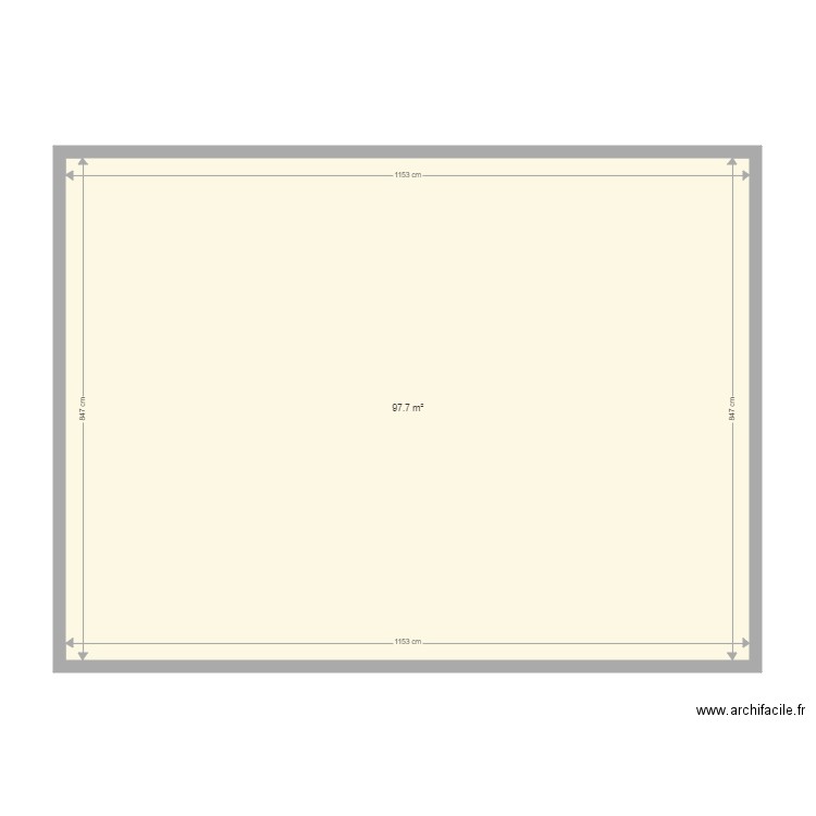 maison arrosage. Plan de 1 pièce et 98 m2