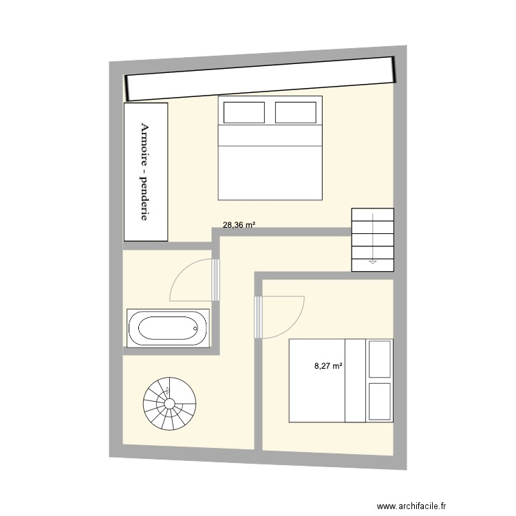 St Georges étage. Plan de 0 pièce et 0 m2