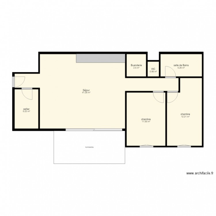 soie 1. Plan de 0 pièce et 0 m2