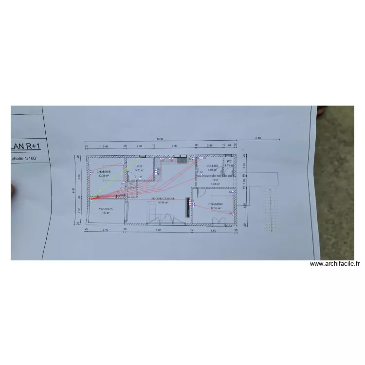 morley etage . Plan de 