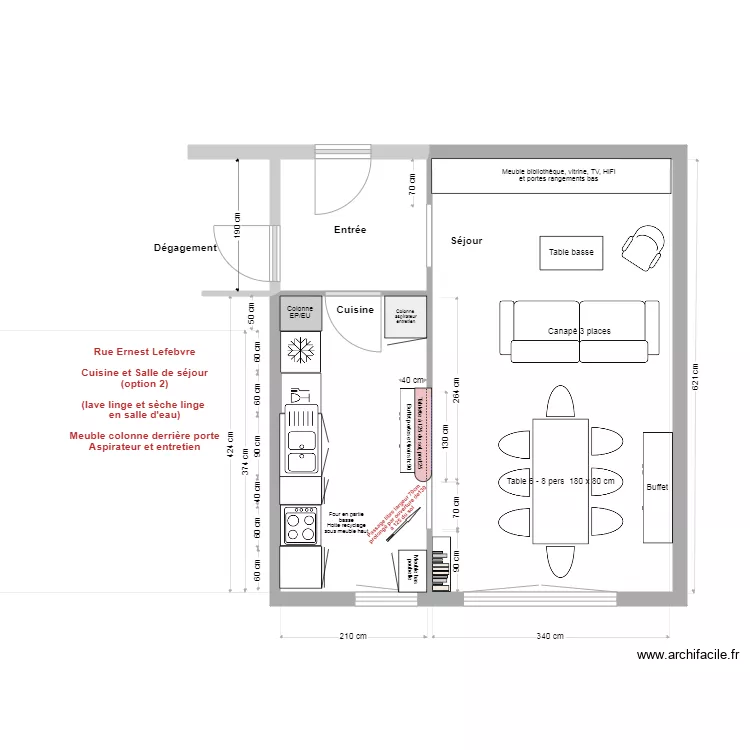 lefevre salon cuisine (02). Plan de lefevre salon cuisine (02). Plan de