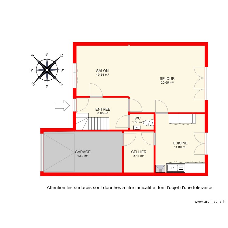 BI 6294 Ouafae . Plan de 0 pièce et 0 m2