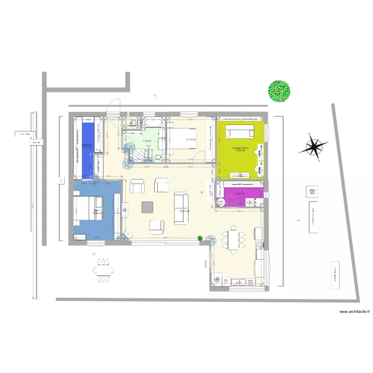 maison21. Plan de 