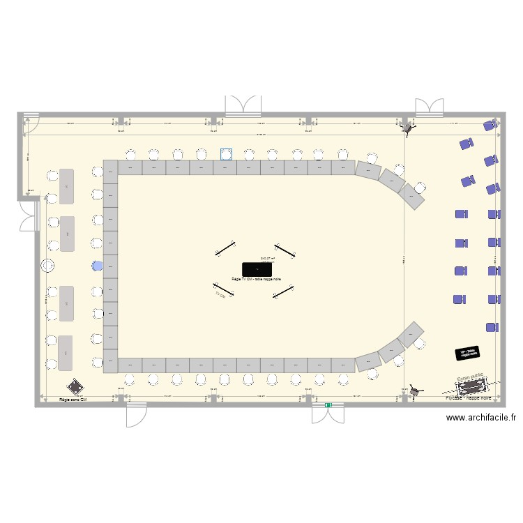 PALESTRE CM 2021. Plan de 0 pièce et 0 m2