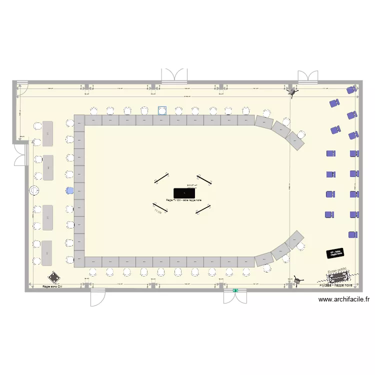 PALESTRE CM 2021. Plan de 
