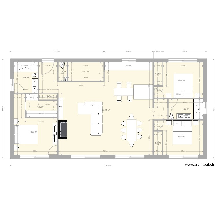 Plan modul habitat. Plan de 0 pièce et 0 m2