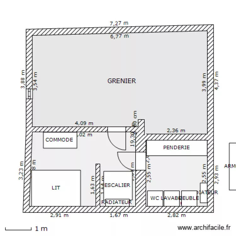 CANTA JARDIN ETAGE. Plan de CANTA JARDIN ETAGE. Plan de
