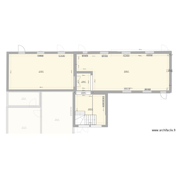 ecole sacré coeur. Plan de 14 pièces et 296 m2