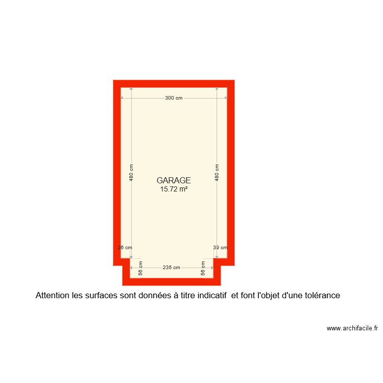 ANNEXE Garage BI 6043    Rita. Plan de 0 pièce et 0 m2