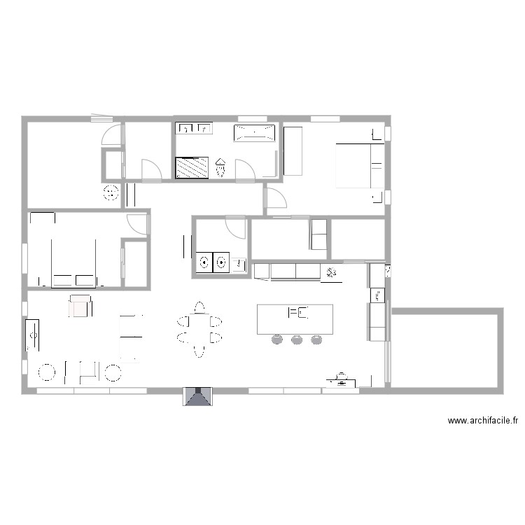 Sdb. Plan de 0 pièce et 0 m2