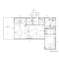 plan rez 6-C 81 m2 L entrée côté Nord