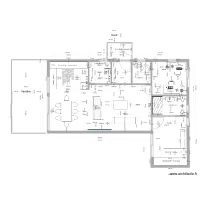 plan rez 6-C 81 m2 L entr&eacute;e c&ocirc;t&eacute; Nord