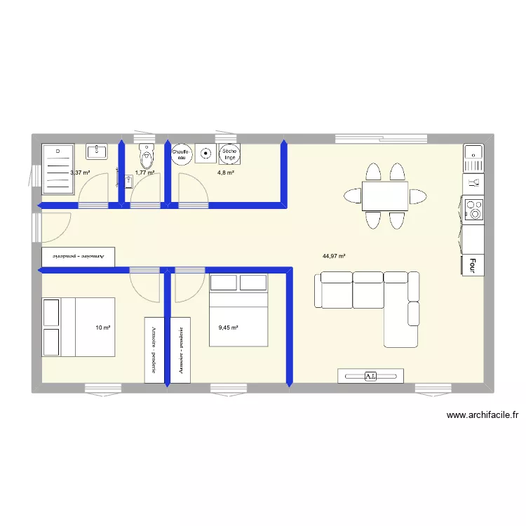 garage Hugues v3. Plan de garage Hugues v3. Plan de
