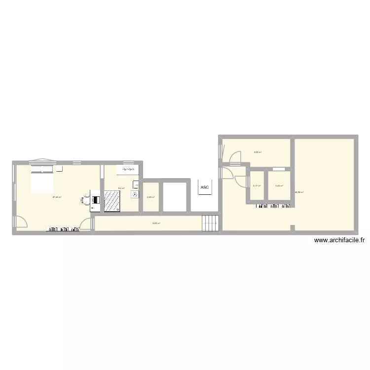 Appart. Plan de 8 et 105 m² Appart. Plan de 8 et 105 m²