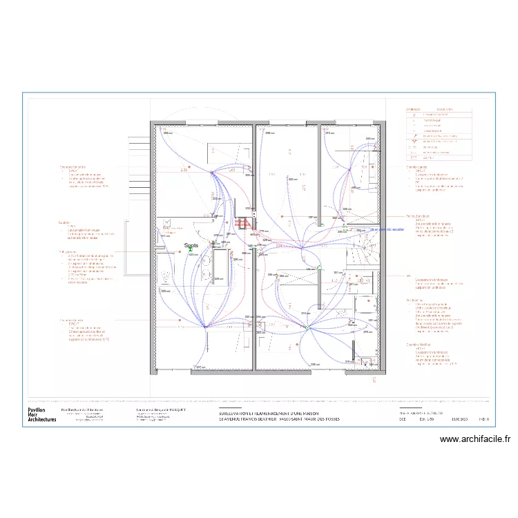 DSB SAINT MAURT. Plan de 