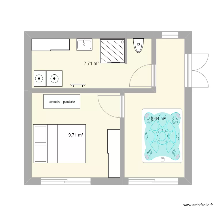 extension Les Grès. Plan de 3 et 26 m² extension Les Grès. Plan de 3 et 26 m²