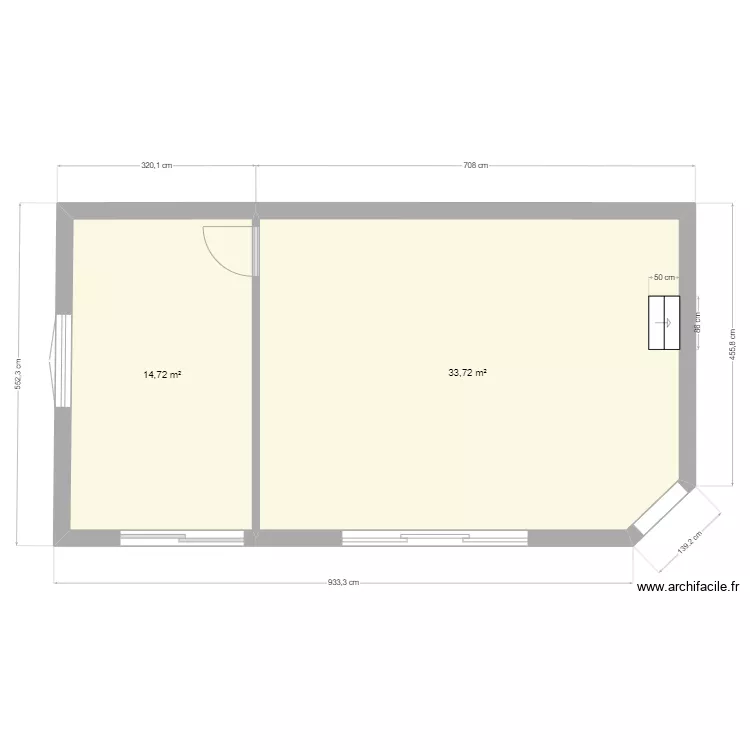 Extension COUDUN 1/1. Plan de 